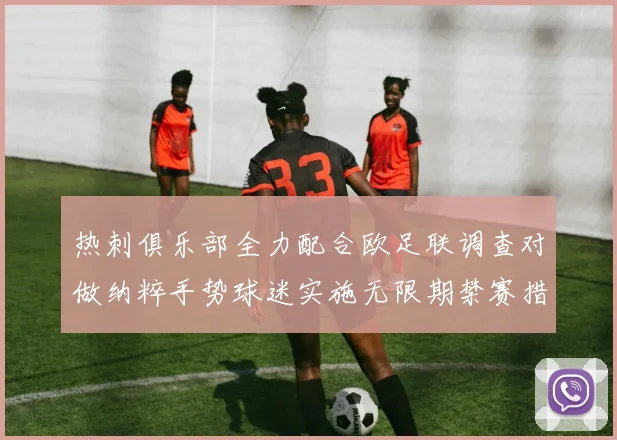 热刺俱乐部全力配合欧足联调查对做纳粹手势球迷实施无限期禁赛措施